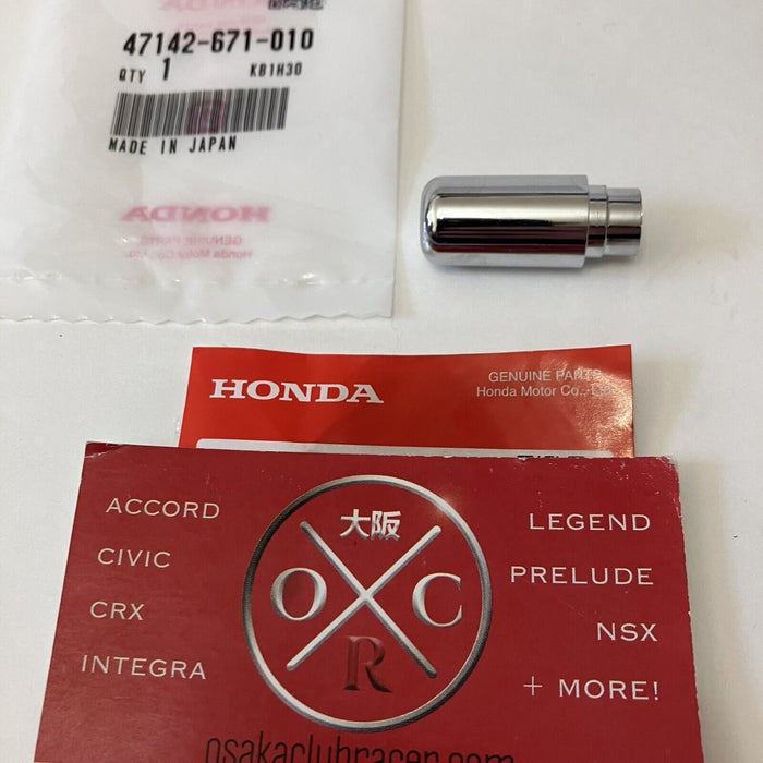 Genuine OEM Honda Acura Chrome Parking Brake Button Prelude Accord 47142671010