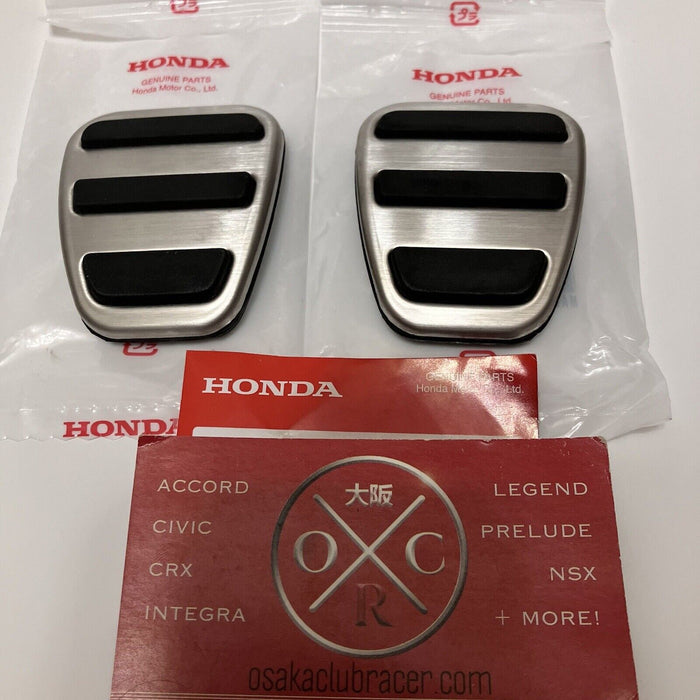 Genuine OEM FL5 Honda Civic Type R Pedal Pad Covers Brake Clutch M/T 2022 23 Si