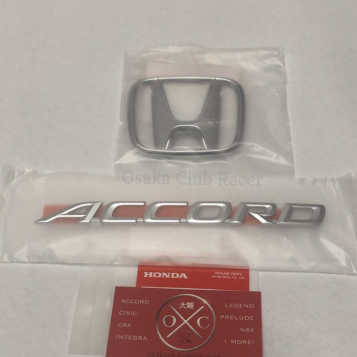 New Genuine OEM JDM 04-08 Acura TSX Rear Honda Emblem & Accord Badge CL7 CL9 06