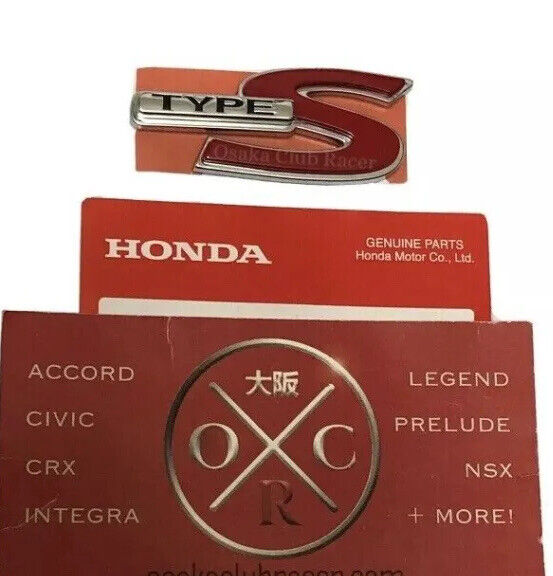 New Genuine OEM Acura RSX Type S Rear Emblem Badge 02-06 01-03 UA5 DC5 3.2CL TL