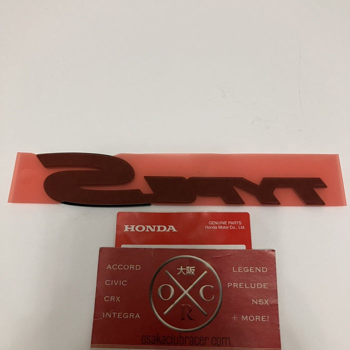 Genuine OEM Honda S2000 Type S Rear Emblem BLACK Badge 00-09 JDM AP2 CR NEW OE