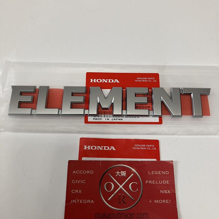 Genuine OEM 03-08 Honda Element Rear Emblem Badge Logo USDM 75722-SCV-A10 NEW