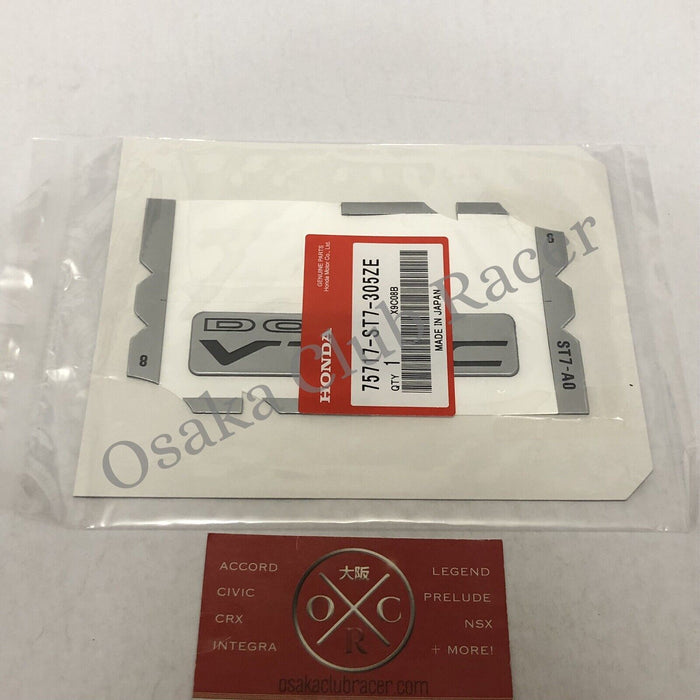 OEM 94-01 Acura Integra DOHC VTEC Emblem Rear Badge JDM USDM Rare GS-R GSR DC2