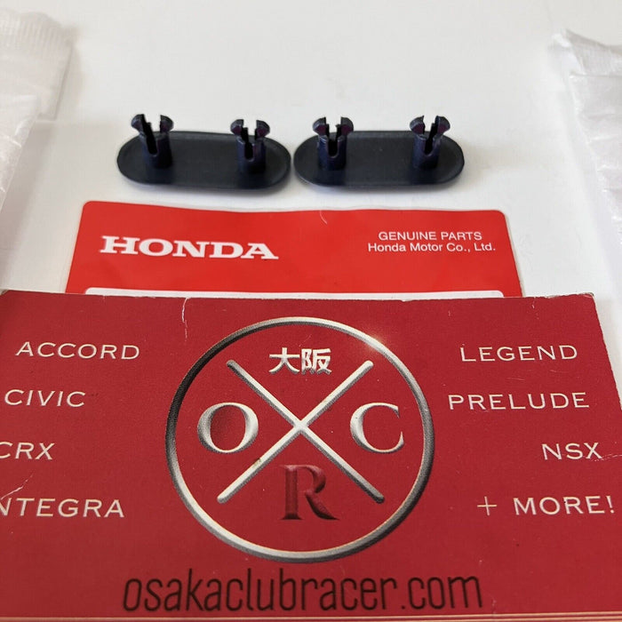 OEM Honda 00-09 S2000 Front License Plate Mounting Hole PLUGS Caps Suzuka Blue