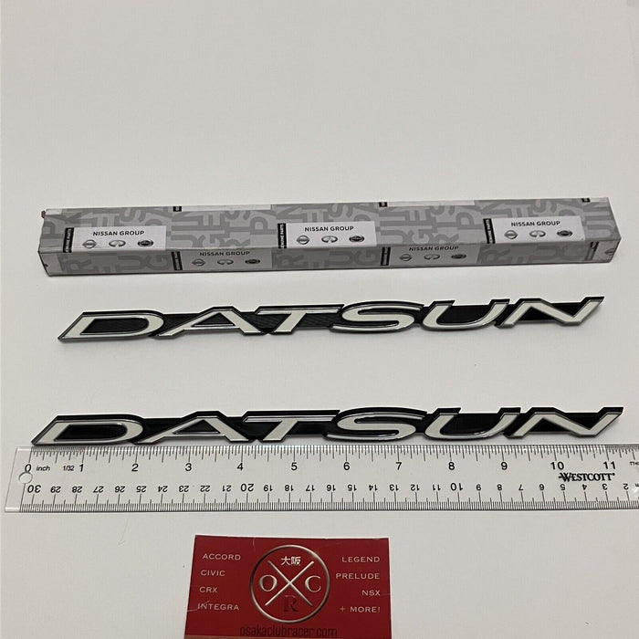 Genuine OEM 1970-73 Datsun 240Z Fender Emblem Badge Set S30 Nissan Fairlady Z