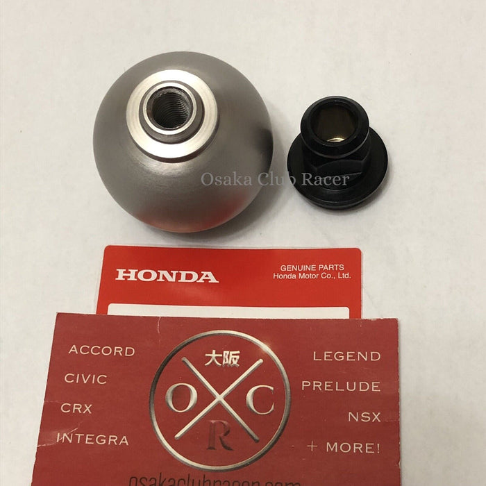 New Genuine OEM FK8 Honda Civic Type R Aluminum Shift Knob & Nut 2017-19 6MT