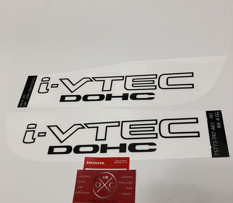 GENUINE OEM 2012-15 Honda Civic Si SEDAN i-VTEC DOHC Side Decals Stickers NEW OE