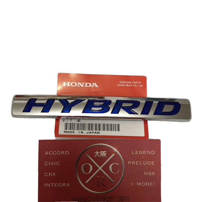 New Genuine OEM 11-16 Honda CR-Z Rear Hybrid Emblem Badge 2012 13 14 15 ZF1 ZF2