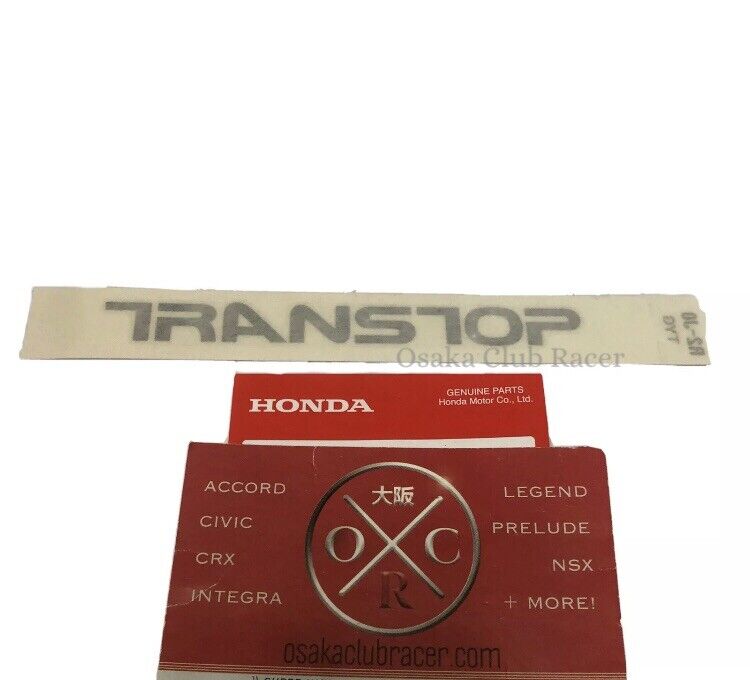 OEM Honda CR-X Del Sol Transtop Rear Window Decal 93-97 92 EG2 SiR JDM Genuine