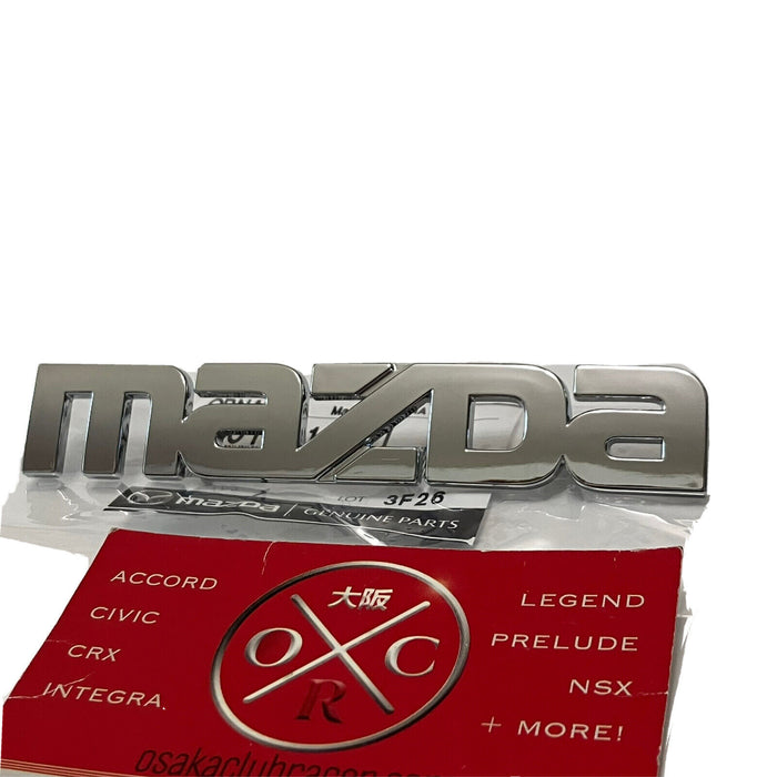 New Genuine OEM 1990-97 Mazda Miata Rear Emblem MX-5 Badge 92 93 94 95 96 NA Mk1