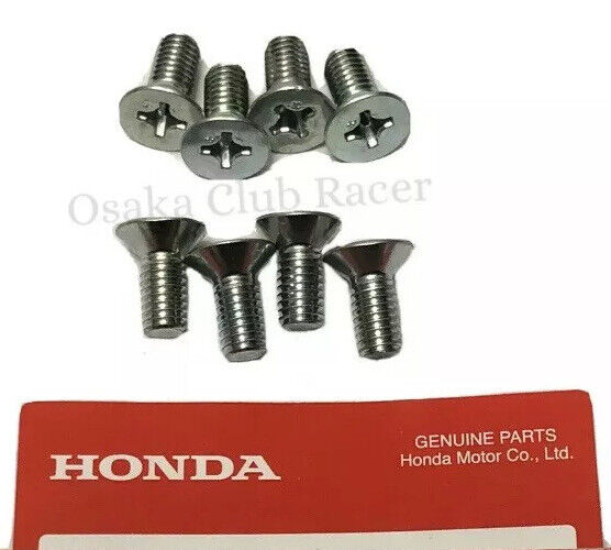 8x GENUINE OEM Honda Acura Disc Brake Rotor Retaining Screws 93600-06014-0H NEW