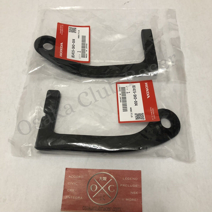 New Genuine OEM Honda Civic CRX Seatbelt Extender Arm Set 88-91* Pillar Mounted*