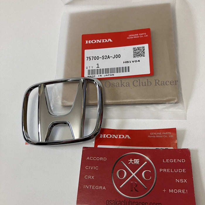 NEW OEM Honda S2000 Front Emblem Badge H Logo 02-09 AP1 AP2 03 04 5 06 07 08