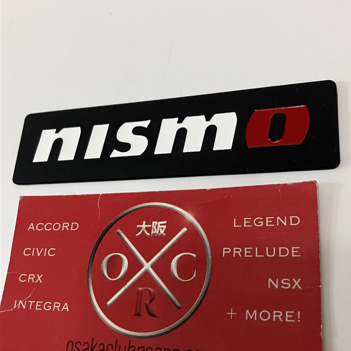 Genuine OEM NISMO Emblem Badge Dash Rear Side JDM 350Z 370Z GT-R Juke New Black