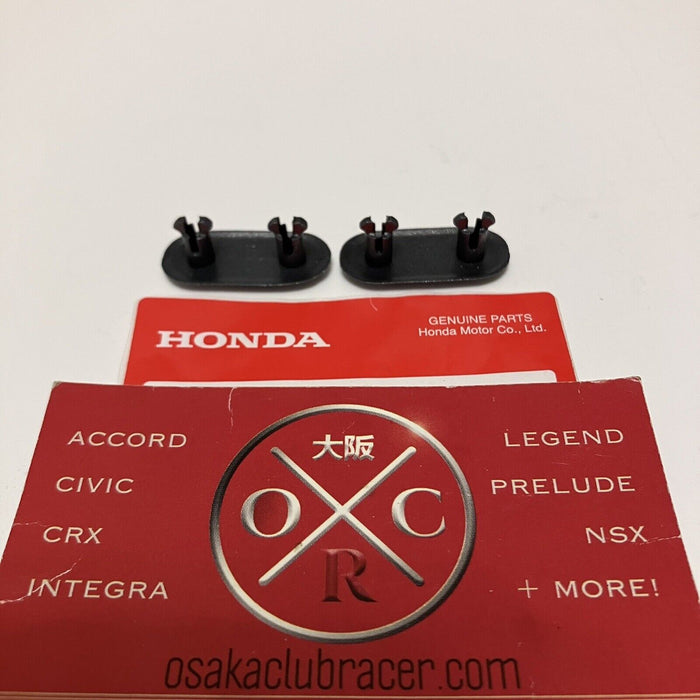 OE Honda 00-09 S2000 Front License Plate Mounting Hole Caps Silverstone Metallic