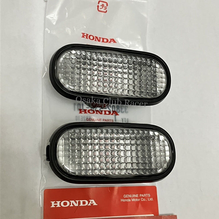 New OEM DC2 Honda Integra Clear Side Marker Turn Signals JDM Genuine Acura 94-01