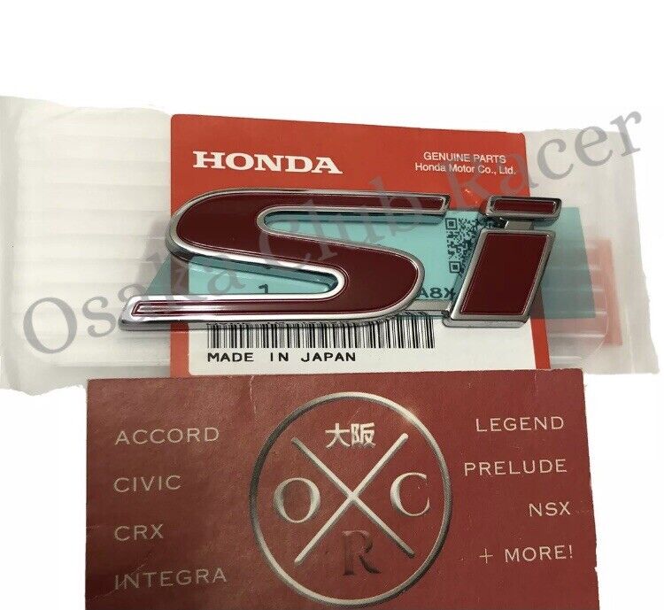 GENUINE OEM 02-05 06-11 12-15 Honda Civic Si Coupe Rear Emblem Badge EP3 FG2 FG4