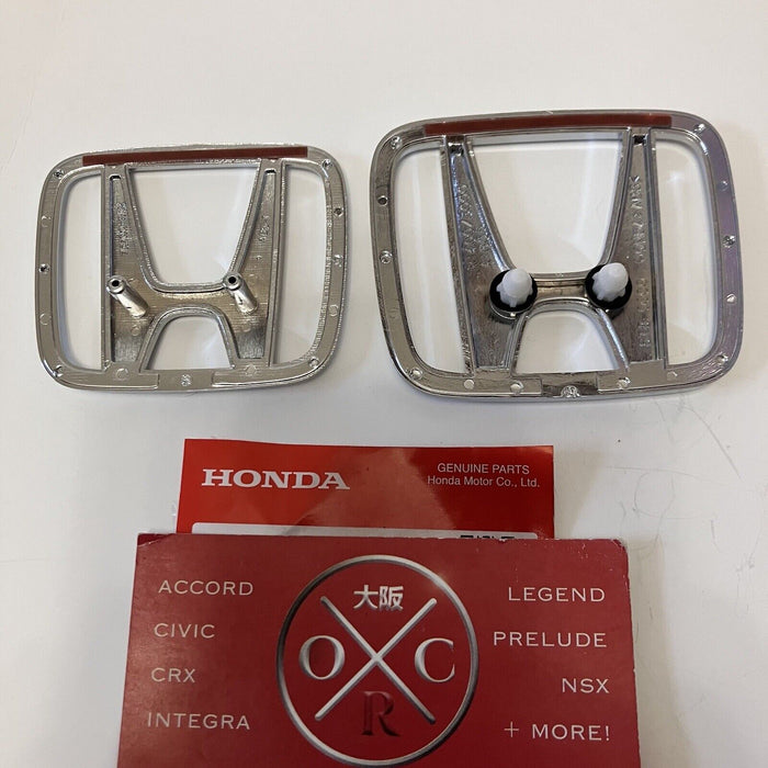 Genuine OEM 94-01 Honda Integra SEDAN Front & Rear Emblems Badges JDM Acura 4Dr