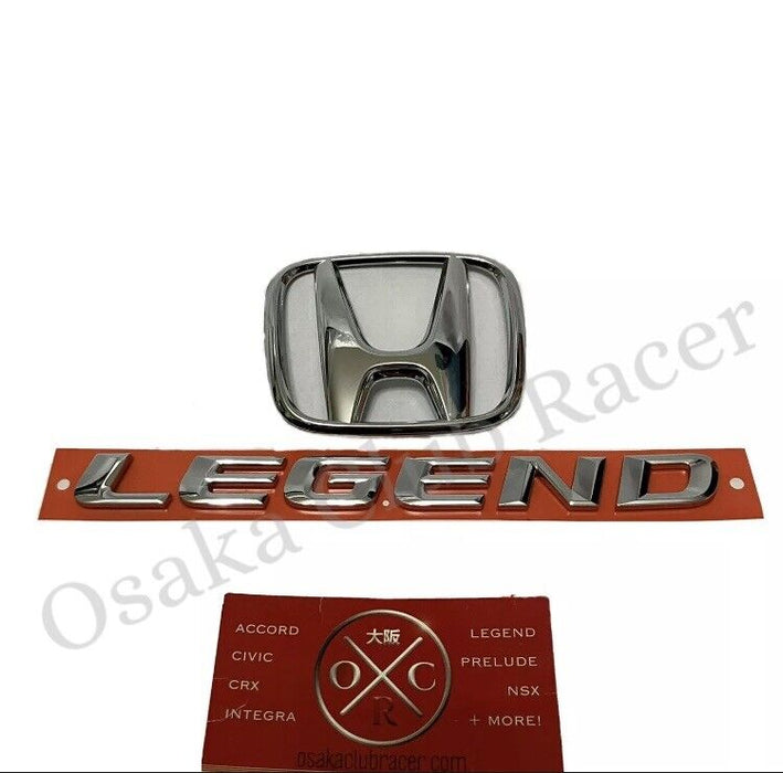 New OEM KB2 Honda Legend Rear Emblem Set JDM Badges 09-12 Acura RL 10 11 05-12*