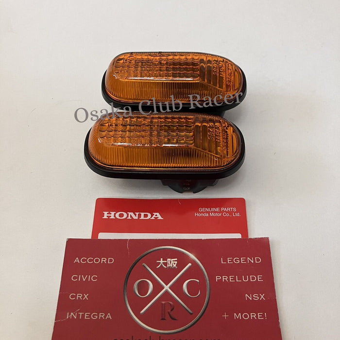 New OEM Honda S2000 Orange Side Marker Turn Signal Light Set USDM Genuine 00-09