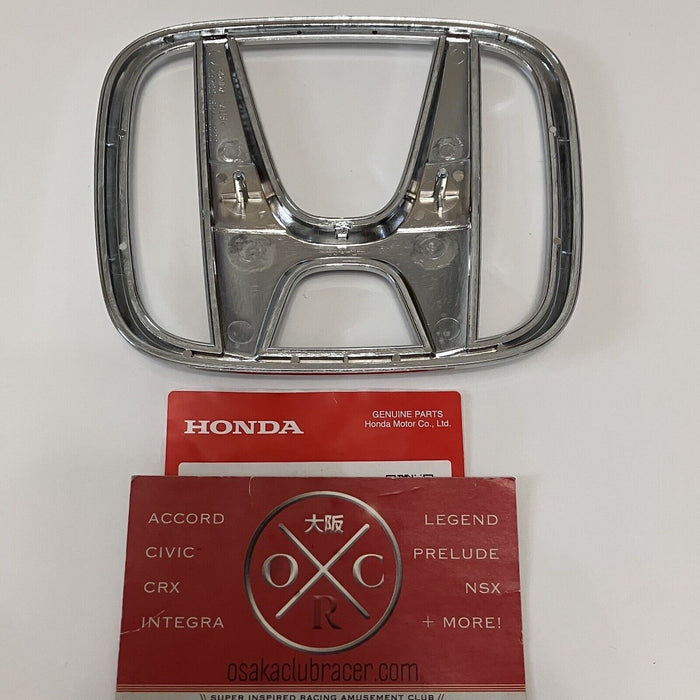 Genuine OEM 02-04 Honda CR-V Front Emblem Grille Badge H Logo New 75700-S3A-J00