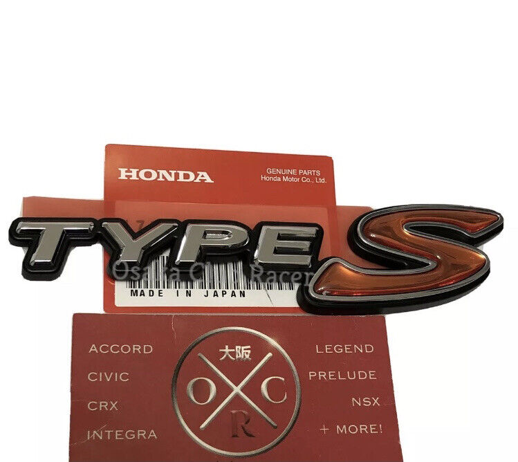 OEM DC5 Honda Integra Type S Rear Emblem JDM Acura RSX 02-06 03 04 05 NEW Rare