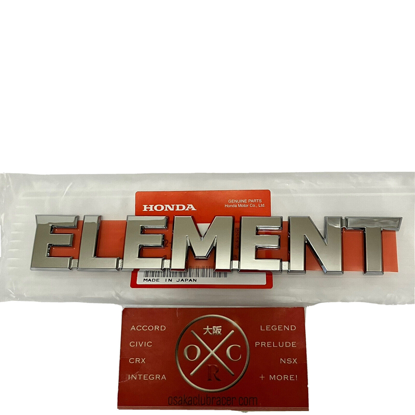 New OEM 2009-11 Honda Element Rear Emblem Chrome Badge Genuine JDM USD ...