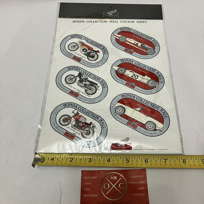 Honda Collection Hall Decal Set Of 6 S500 RA271 273 RC160 CB72 4RC146 Stickers