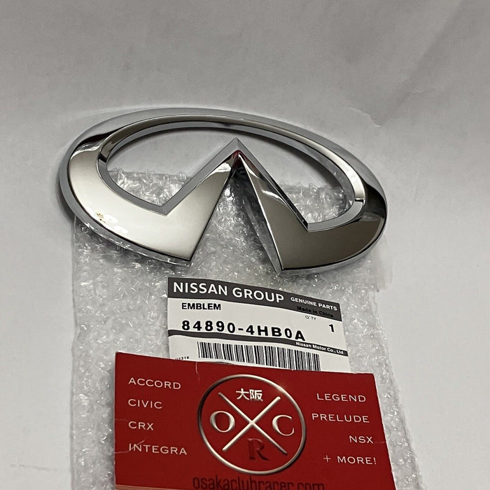 New Genuine OEM 14-19 Infiniti Q50 Rear Emblem Badge Logo 2015 16 17 18 US Ship