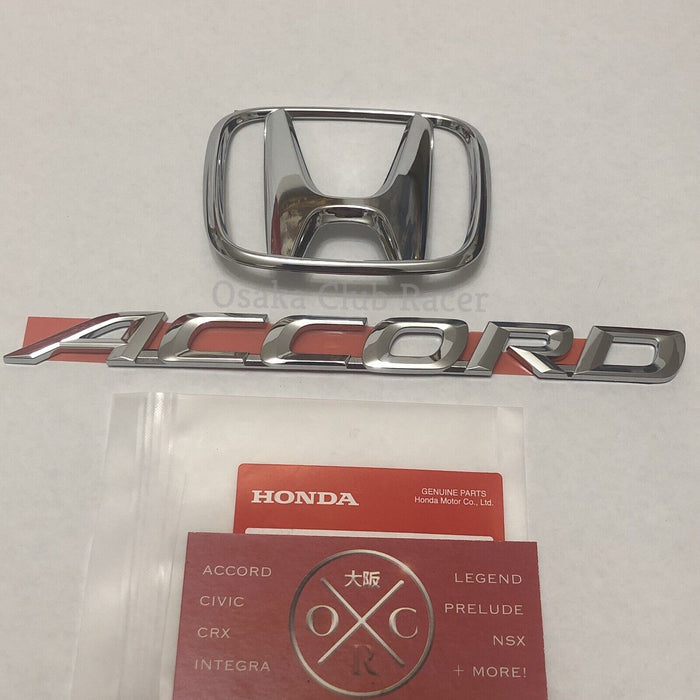 New Genuine OEM JDM 04-08 Acura TSX Rear Honda Emblem & Accord Badge CL7 CL9 06