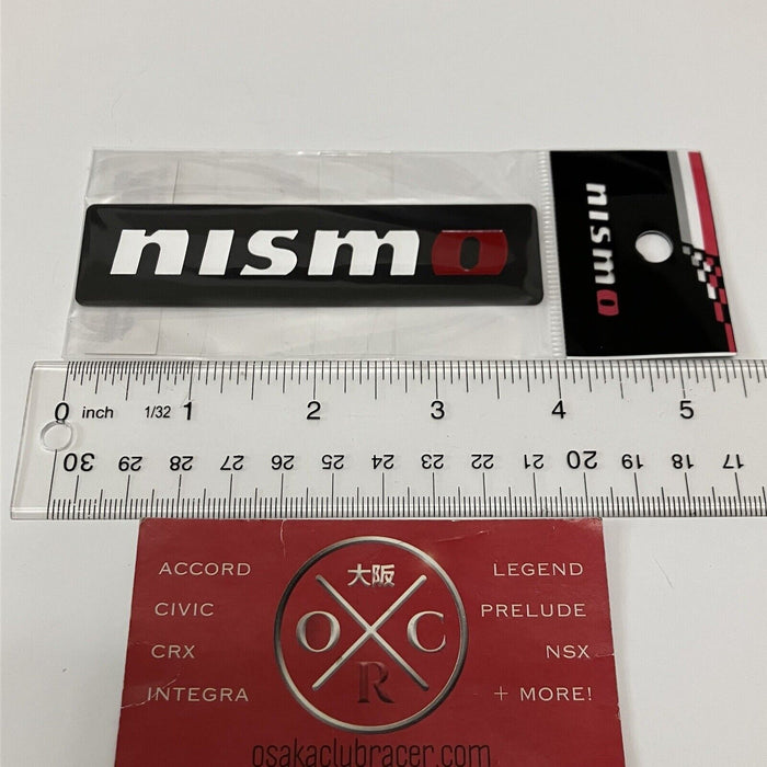 Genuine OEM NISMO Emblem Badge Dash Rear Side JDM 350Z 370Z GT-R Juke New Black