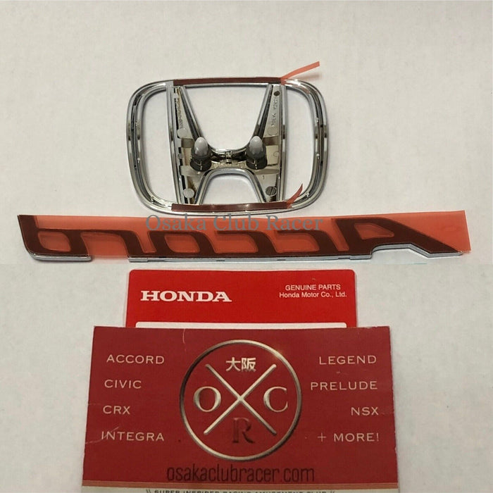 New OEM CU2 Honda Accord Rear Emblem Set JDM Badges 09-14 Acura TSX 10 11 12 13