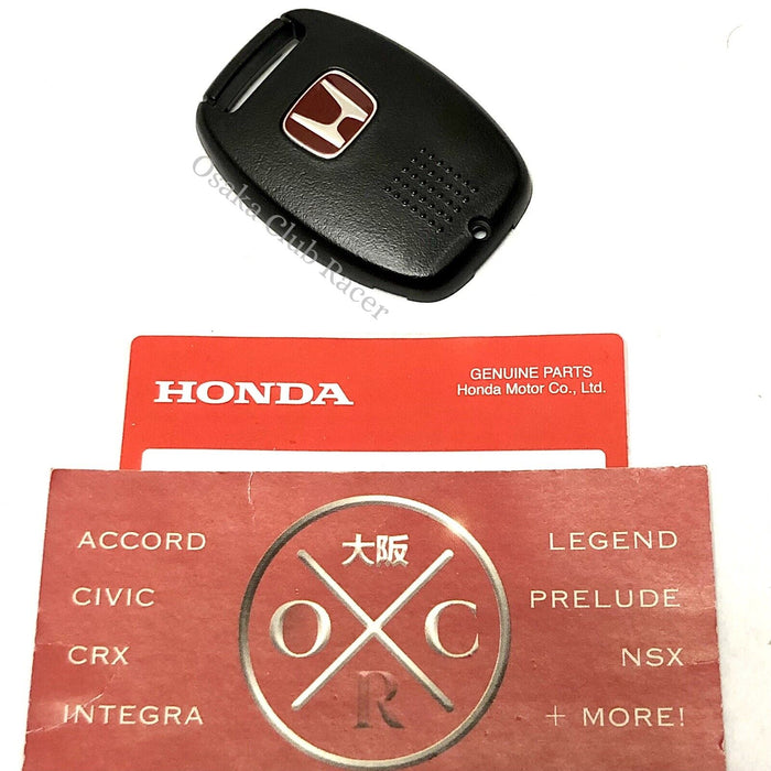 New Genuine OEM FD2 Honda Civic Type R JDM Key Fob Cover Red Logo 06-11