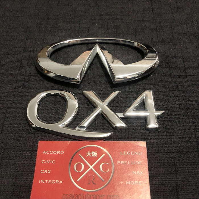 Infiniti QX4 OEM Rear Emblem Badges Genuine 97-03 98 99 00 01 02 Pathfinder R50