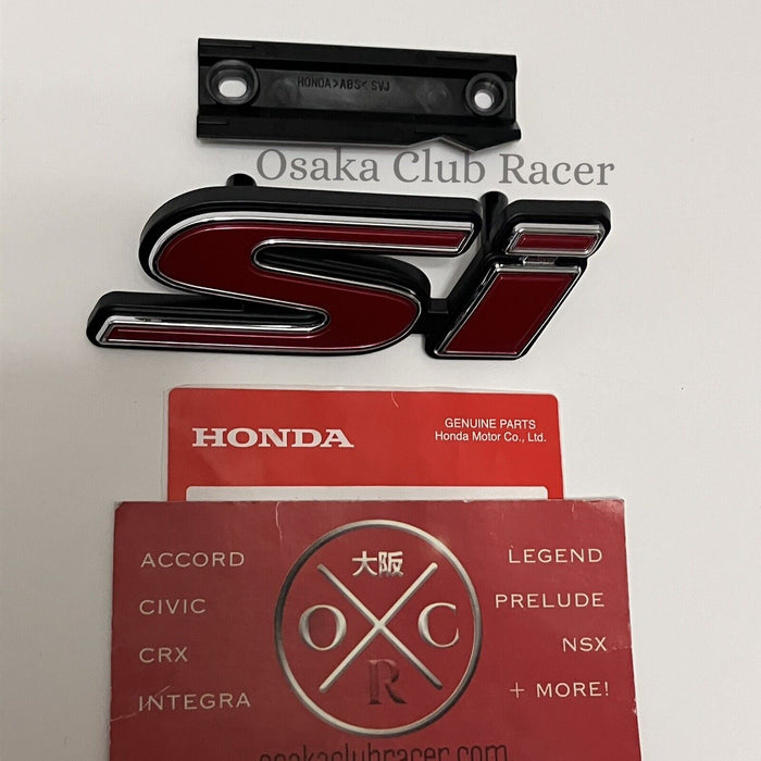 New OEM 09-11 Honda Civic Si SEDAN Front Grille Emblem Badge FA5 75732-SVJ-A01