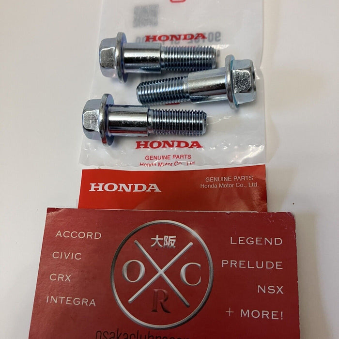 Genuine OEM Honda Intermediate Half Shaft Bolt Set of 3 10x1.25 Hex Bolts New OE