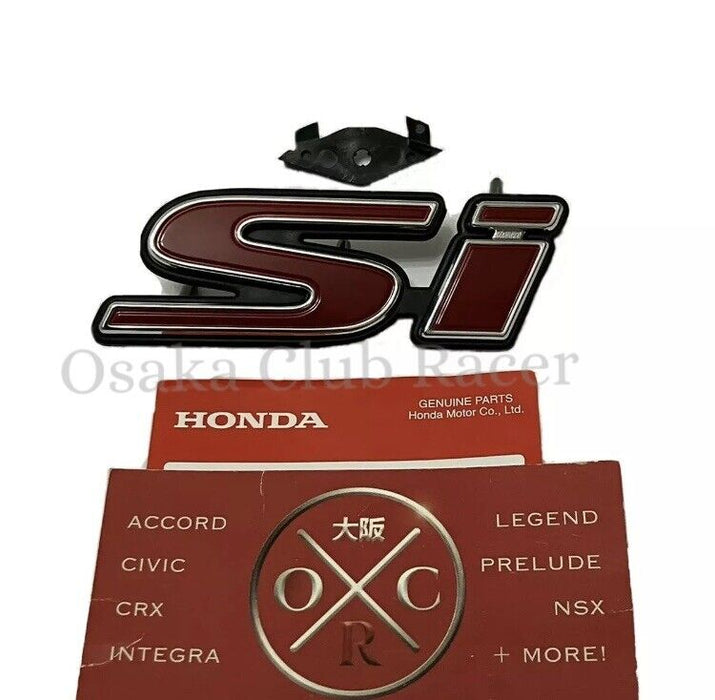 New OEM EP3 Honda Civic Si Front Grille Emblem Badge Genuine 02-05 01 03 04