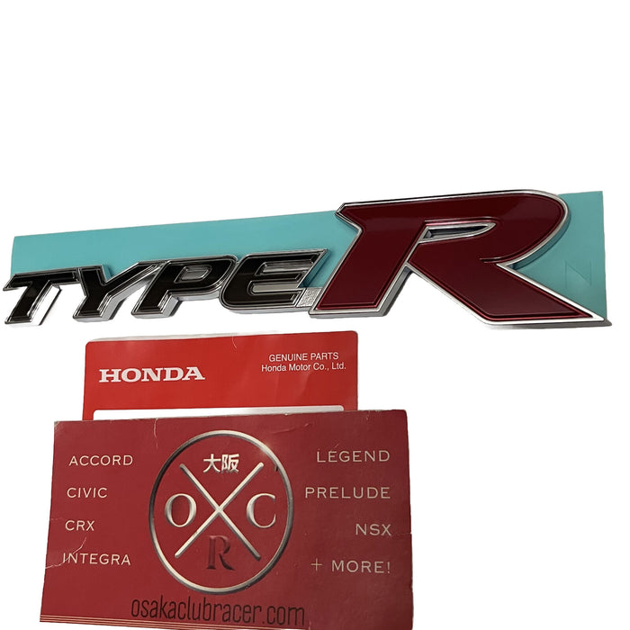 New GENUINE OEM FD2 Honda Civic Type R Rear Emblem Badge Logo 2006-11 FA5 JDM OE