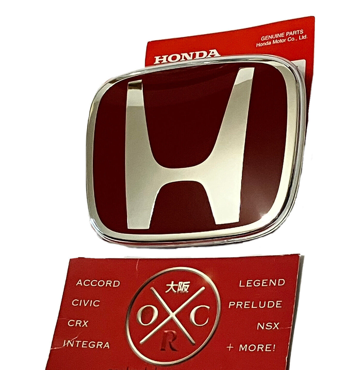 GENUINE OEM DC5 Honda Integra Type R Red Rear Emblem Badge 02-06 Acura ...