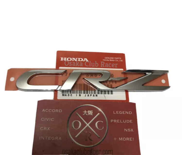 New Genuine OEM 11-16 Honda CR-Z Rear Emblem Nameplate Badge 2012 13 14 15 ZF1 2