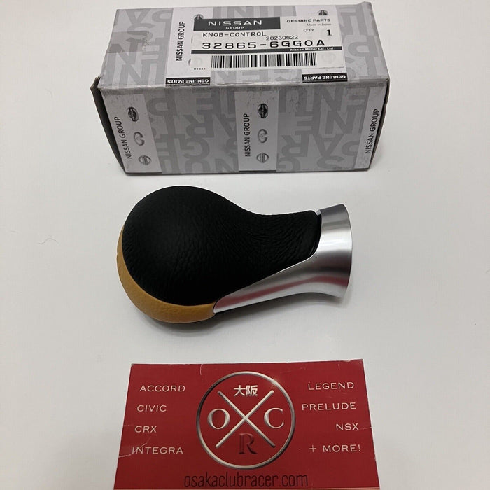 Genuine OEM 09-20 Nissan 370Z Heritage Edition Leather Shift Knob 6MT 328656GG0A