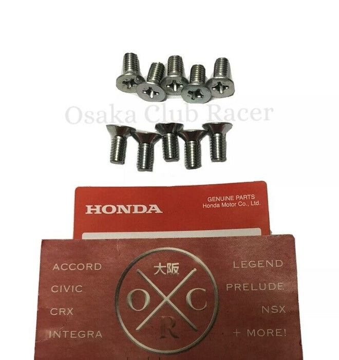 New 10x Genuine OEM Honda Acura Disc Brake Rotor Retainer Screws 93600-06014-0H