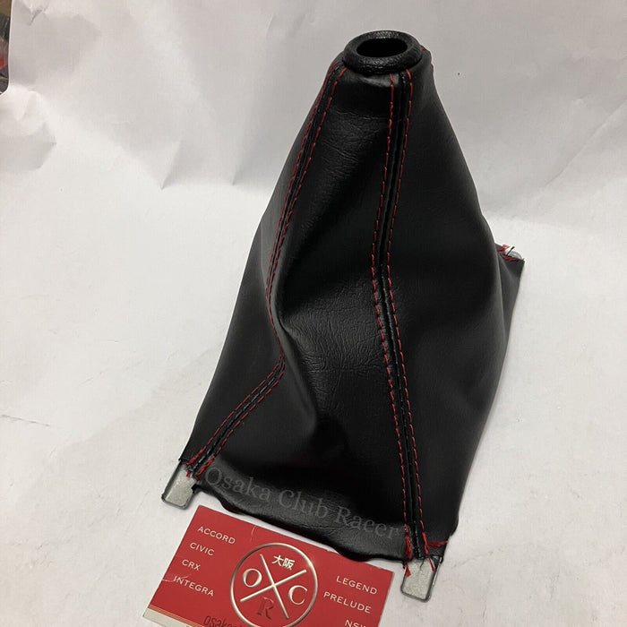 Genuine OEM DC2 Acura Integra Type R Shift Boot Black Red Stitch 97-01 94 JDM