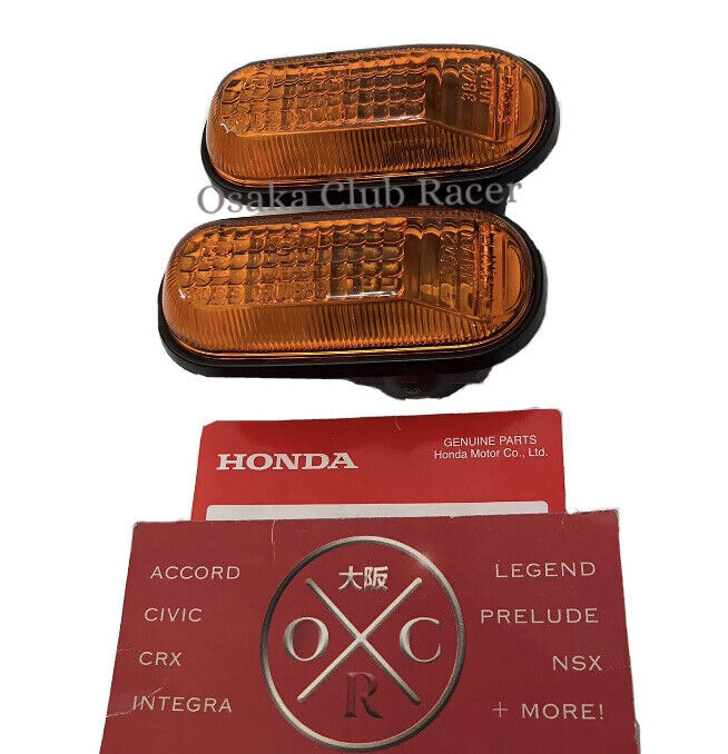 New OEM Honda S2000 Orange Side Marker Turn Signal Light Set USDM Genuine 00-09