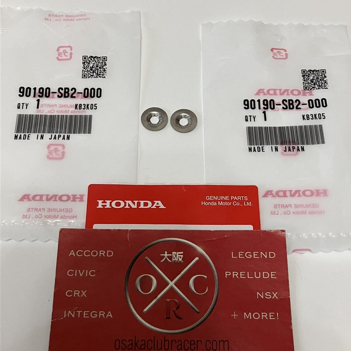 Genuine OEM Honda Emblem Push Nut Retainer Set 4MM NSX RSX Del Sol Integra S2000