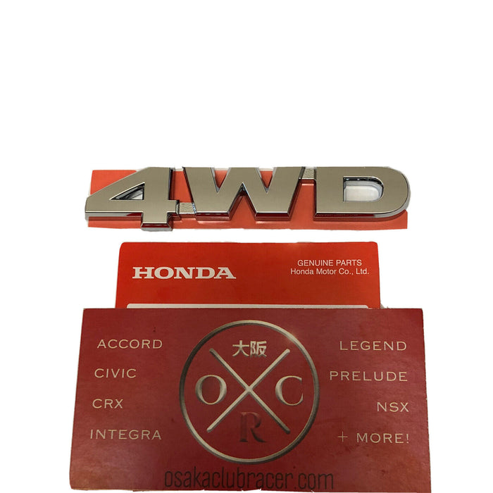 New Genuine OEM 2010-15 Honda Accord Crosstour 4WD Rear Emblem Badge 11 12 13 14