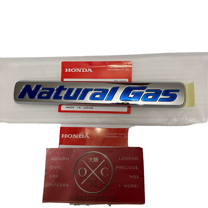 GENUINE OEM 2013-15 Honda Civic GX Natural Gas Rear Emblem Badge 12 14 Brand New