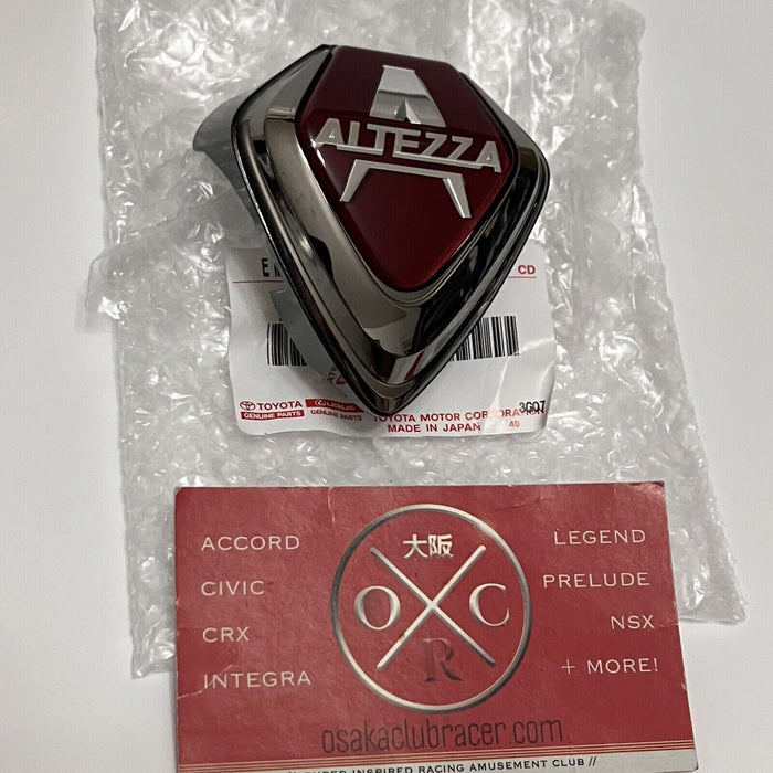 New Genuine OEM Toyota Altezza Front Emblem Badge SXE10 2000-05 Lexus IS300 JDM