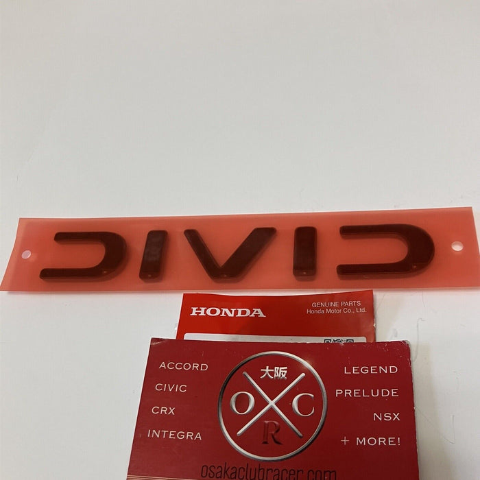 New GENUINE OEM 2023+ Honda Civic Rear Emblem Badge Logo Nameplate FL5 Hatchback