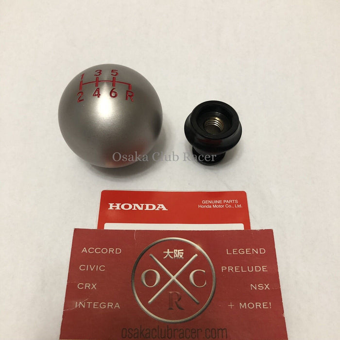 New Genuine OEM FK8 Honda Civic Type R Aluminum Shift Knob & Nut 2017-19 6MT